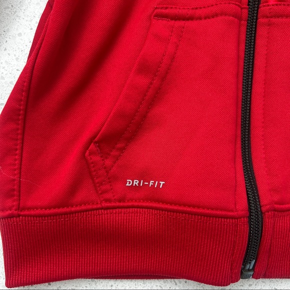 3T Nike Red Dri-Fit Zippered Jacket - Picture 3 of 5